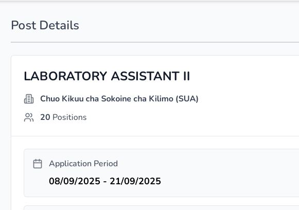 Laboratory Assistants Jobs September 2025