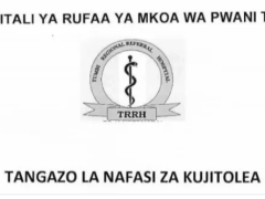 Volunteering Jobs at Tumbi Hospital Pwani February 2026