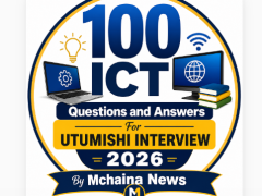 100 ICT Questions and Answers For UTUMISHI Interview 2026