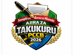 Sample ya Barua ya Maombi ajira za TAKUKURU PCCB 2026 