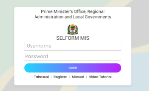 Tamisemi Selform MIS Login 2026