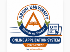 ARDHI University Online Application System 2026/2027