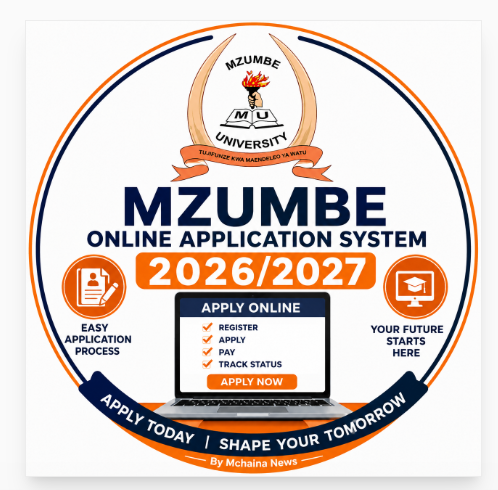 MZUMBE Online Application System 2026/2027