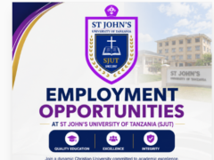 Employment Opportunities at St John’s University of Tanzania (SJUT) June 2026