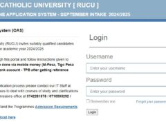 RUCU Online Application System 2026/2027